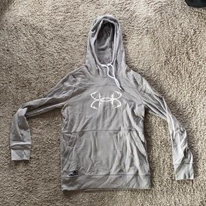 Under armor fish grey hoodie